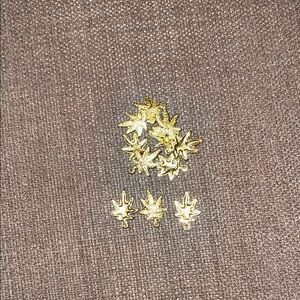Gold Leaf Charms